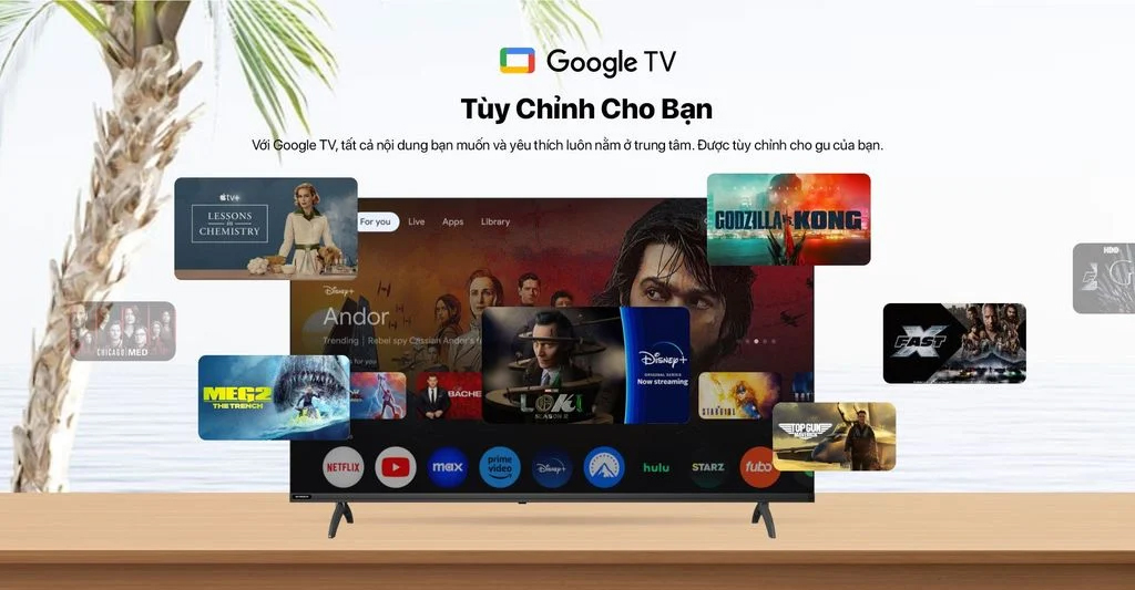 Cung cấp nguồn tài nguyên giải trí khổng lồ từ Google