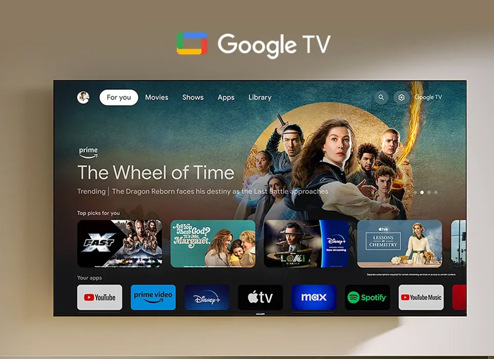 Trải nghiệm thế giới giải trí phong phú trên Google TV