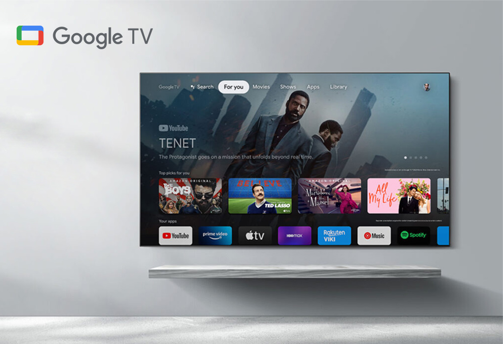 Hệ điều hành Google TV trên tivi Toshiba 4K 50 Inch 50M550LP