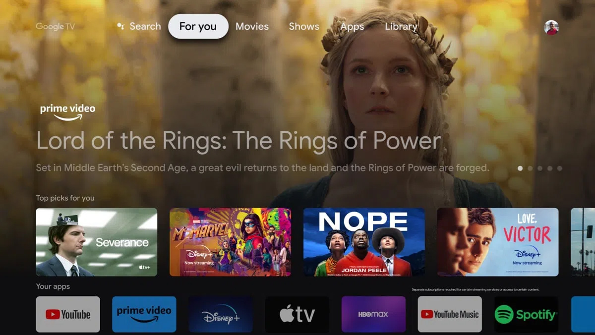 Hệ điều hành Google TV đề xuất nội dung thông minh dành riêng cho bạn