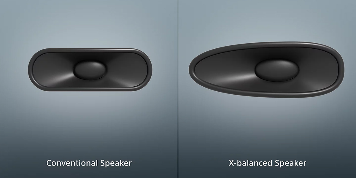 Loa X-Balanced Speaker cải tiến mang đến âm thanh không bị biến dạng