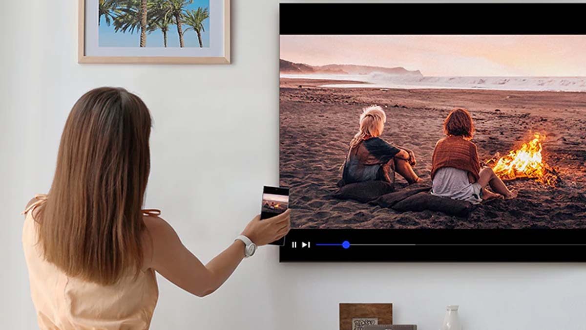 Tính năng Tap View giúp bạn chia sẻ nội dung từ điện thoại lên màn hình tivi