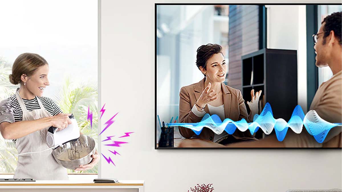 Công nghệ AVA đảm bảo bạn nghe rõ mọi cuộc hội thoại trên màn hình