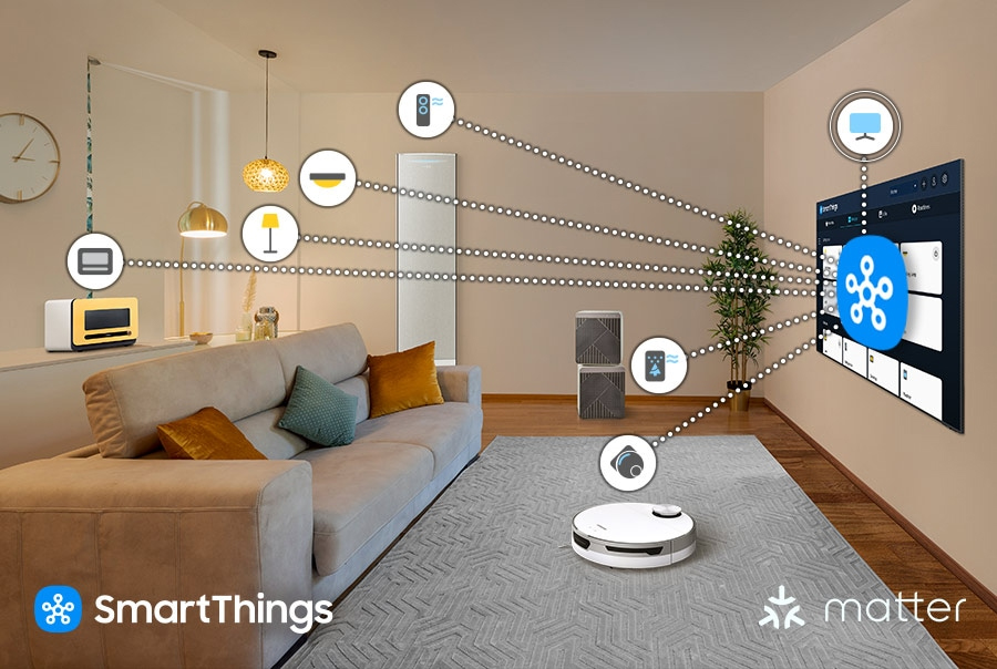 Tivi trở thành trung tâm SmartThings điều khiển các thiết bị tương thích khác