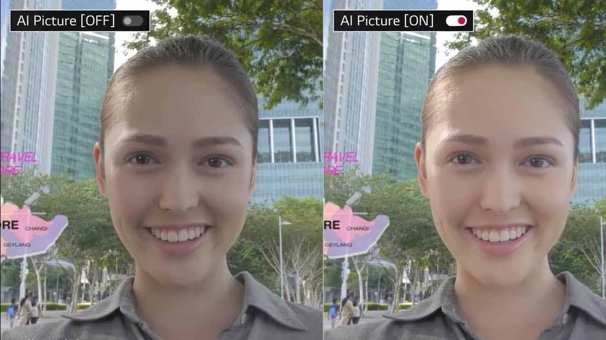 Công nghệ AI Picture giúp tối ưu hóa hình ảnh hiển thị rõ nét và chi tiết