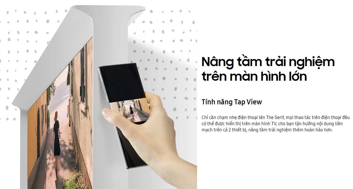 Tính năng Tap View giúp bạn dễ dàng chia sẻ nội dung từ điện thoại di động