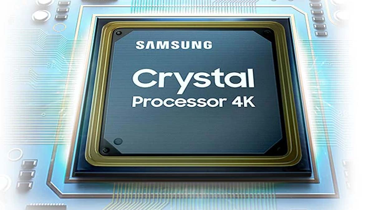 Bộ xử lý Crystal 4K giúp nâng cao hình ảnh sắc nét, chi tiết hơn
