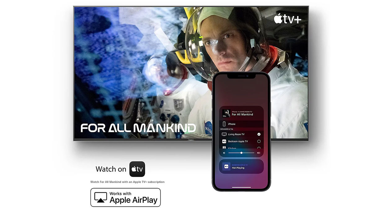 Airplay cho phép bạn trình chiếu màn hình thiết bị Apple lên màn hình TV