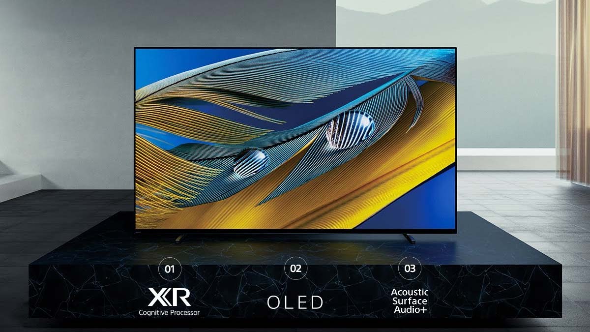 Tivi Sony OLED 4K 65 Inch XR-65A80J sở hữu diện mạo trẻ trung, đẹp mắt