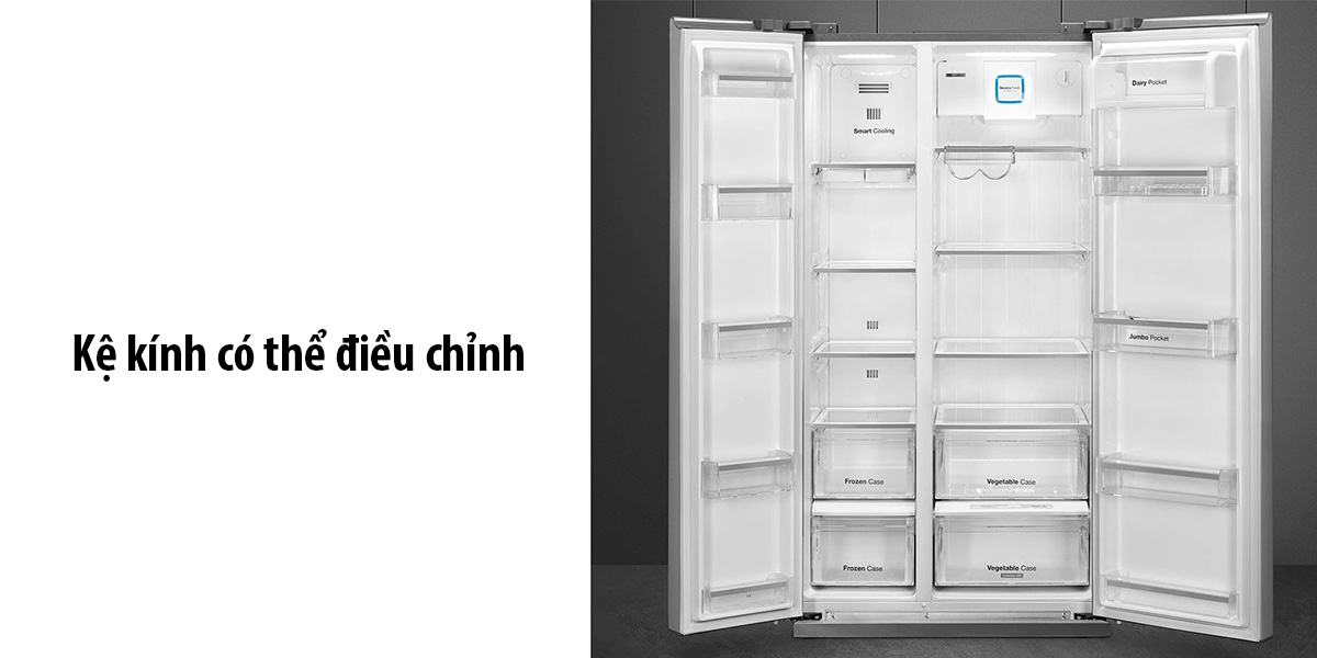 3 kệ kính có thể điều chỉnh