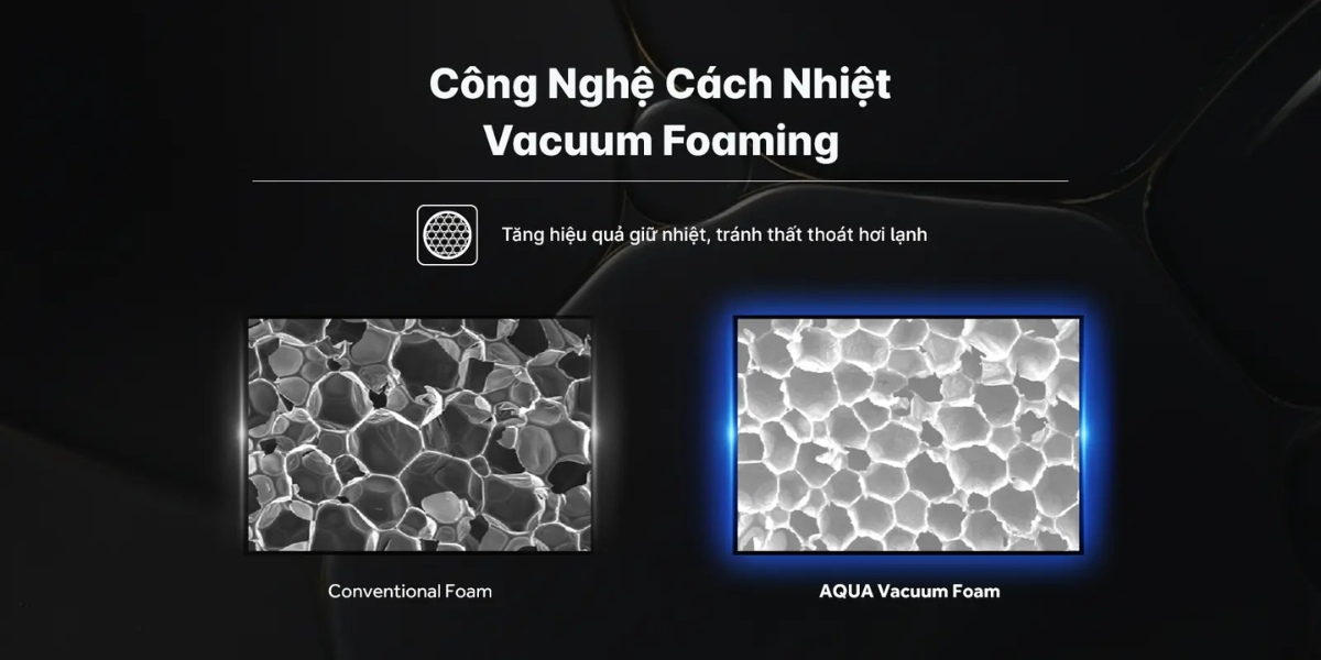 Công nghệ cách nhiệt Vacuum Foaming tăng hiệu quả giữ nhiệt