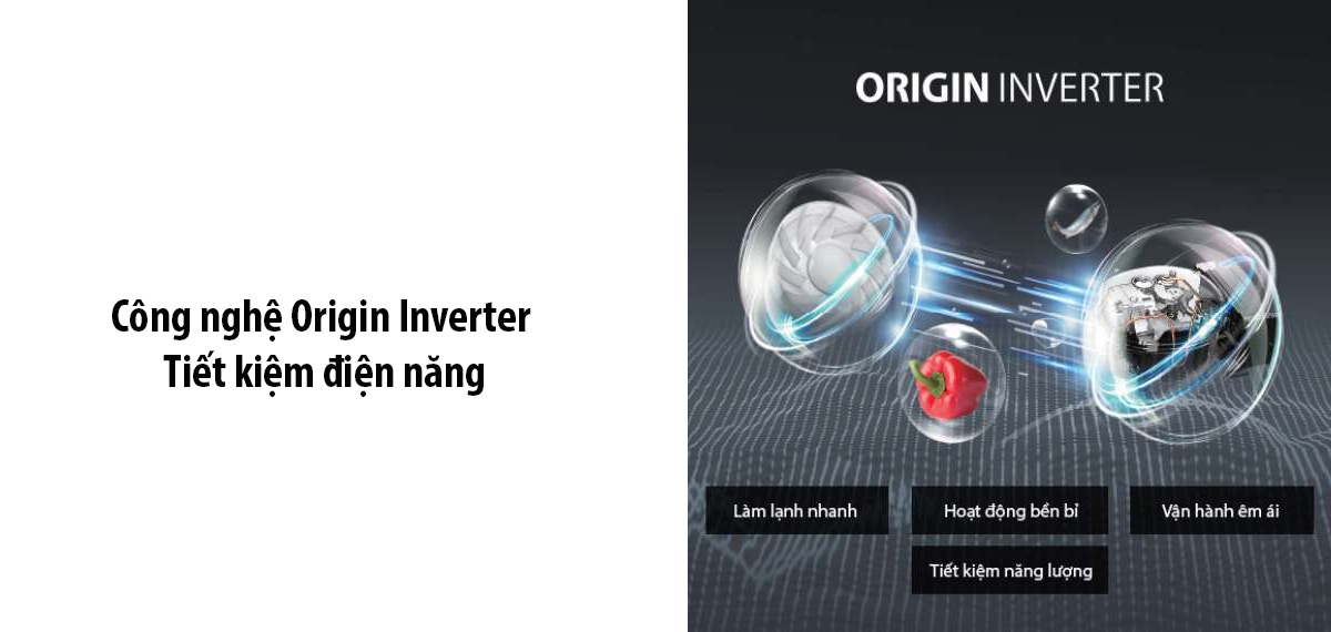 Công nghệ Origin Inverter tiết kiệm điện năng