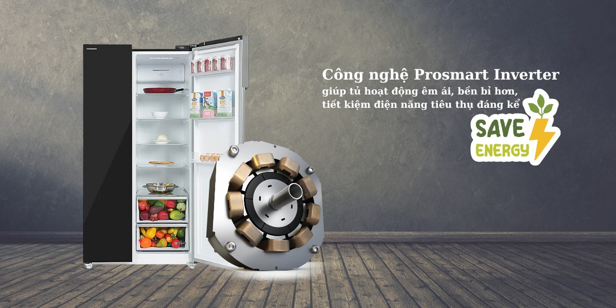 Công nghệ Prosmart Inverter tiết kiệm năng lượng vượt trội