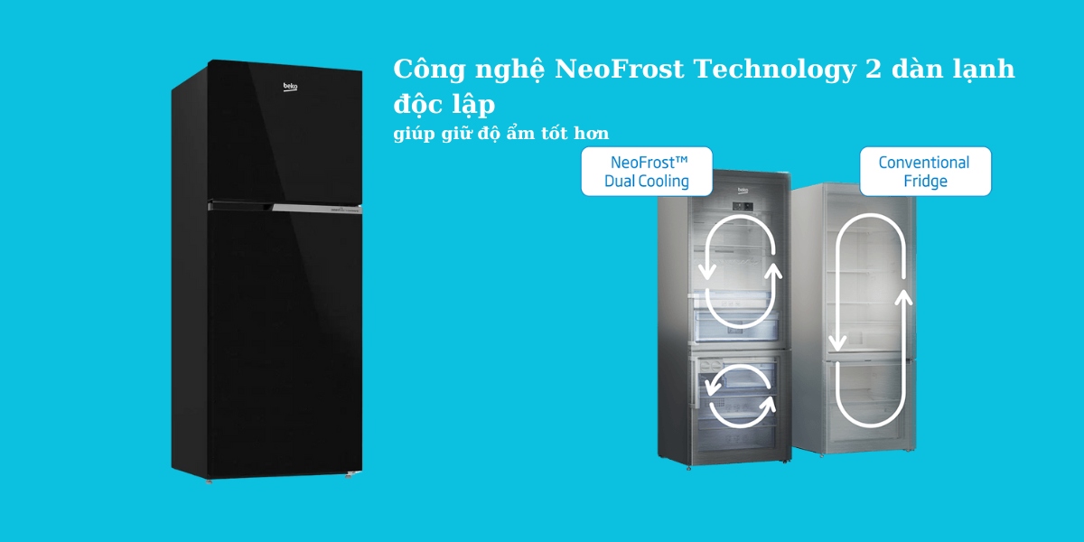 Công nghệ NeoFrost Technology 2 dàn lạnh độc lập