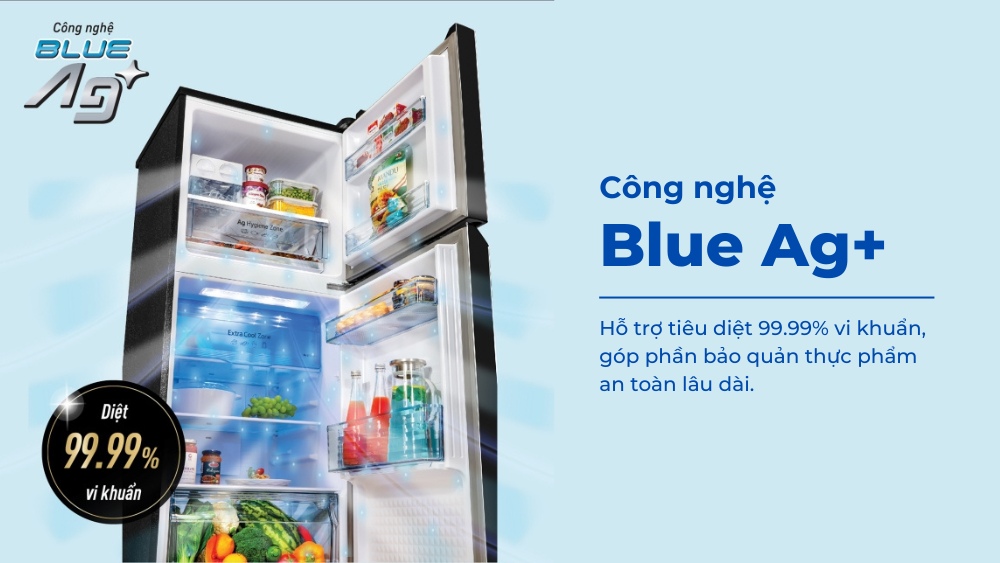 Công nghệ diệt khuẩn Blue Ag+