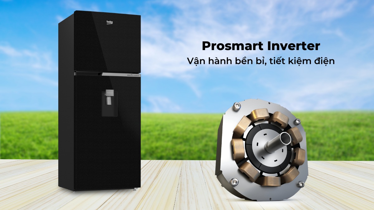 Công nghệ ProSmart Inverter tối ưu điện năng hiệu quả, vận hành thêm êm ái, bền bỉ