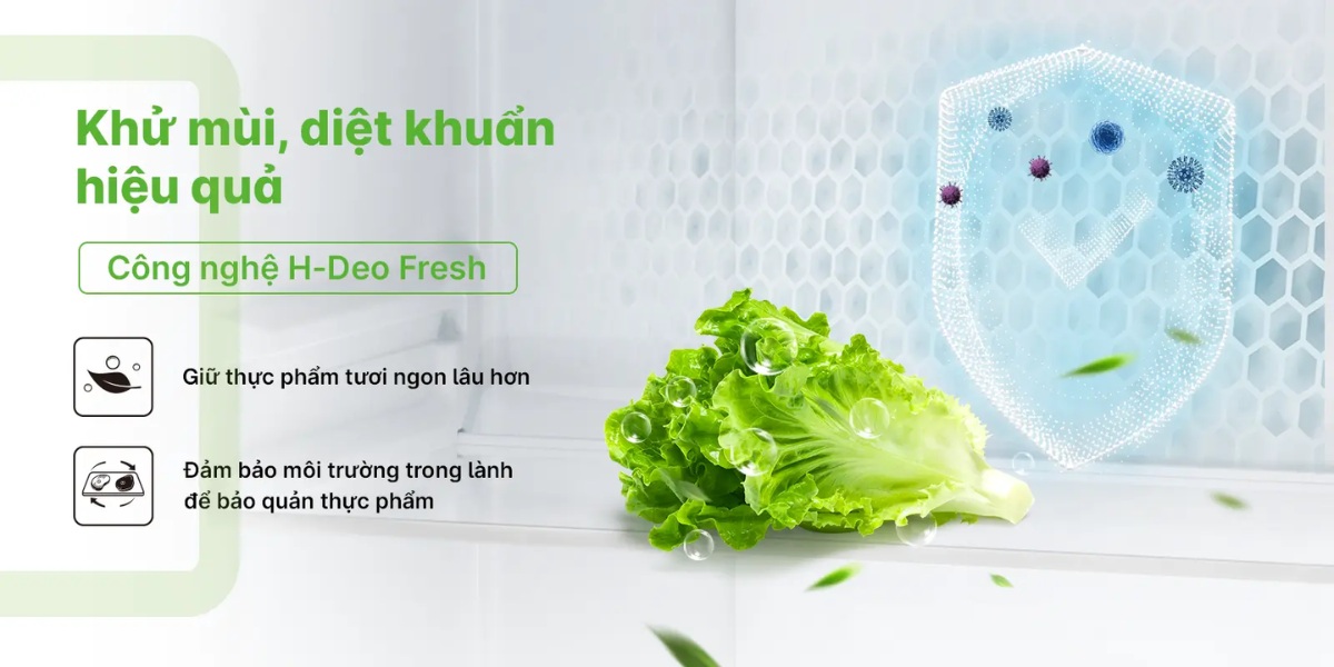 Công nghệ kháng khuẩn khử mùi H-DEO Fresh