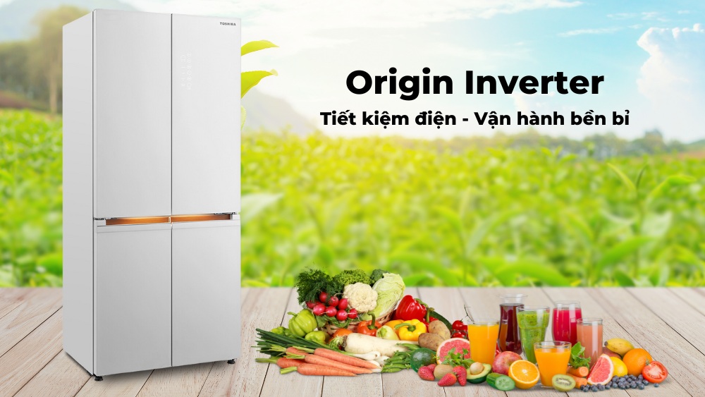 Công nghệ Origin Inverter tiết kiệm điện hiệu quả, cho tủ vận hành êm ái hơn