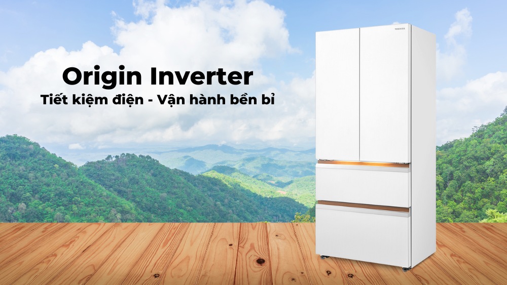 Công nghệ Origin Inverter giúp tủ lạnh vận hành êm, tiết kiệm điện