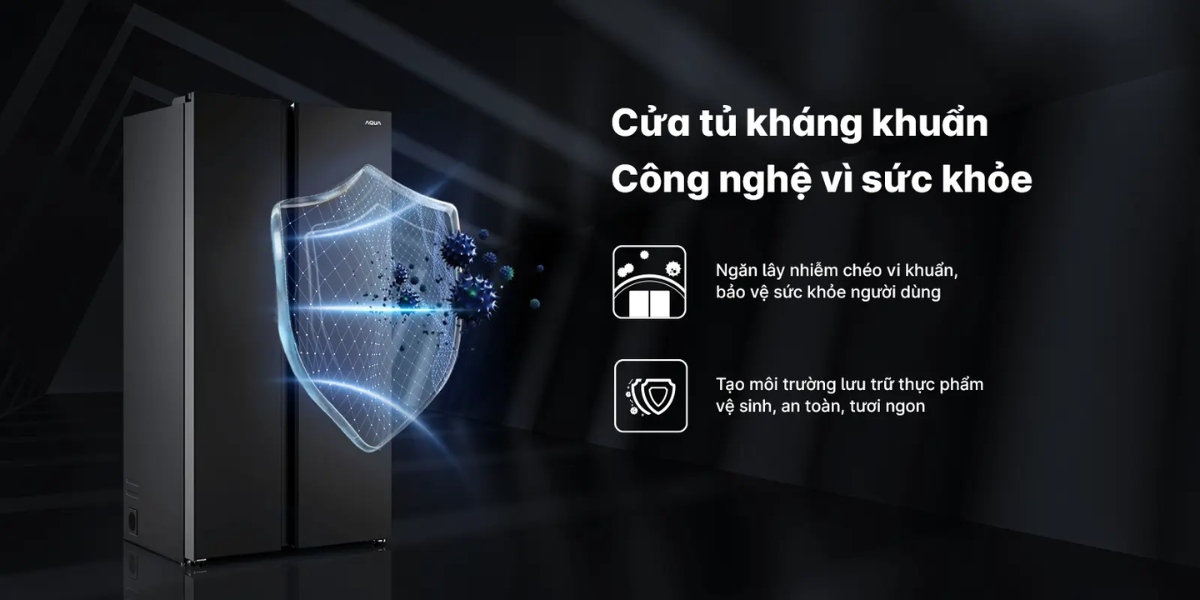 Cửa tủ kháng khuẩn bảo vệ sức khỏe người dùng