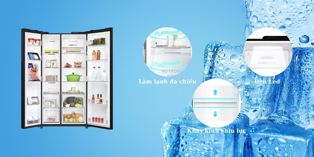 Đa dạng tiện ích được tích hợp trên tủ lạnh Aqua