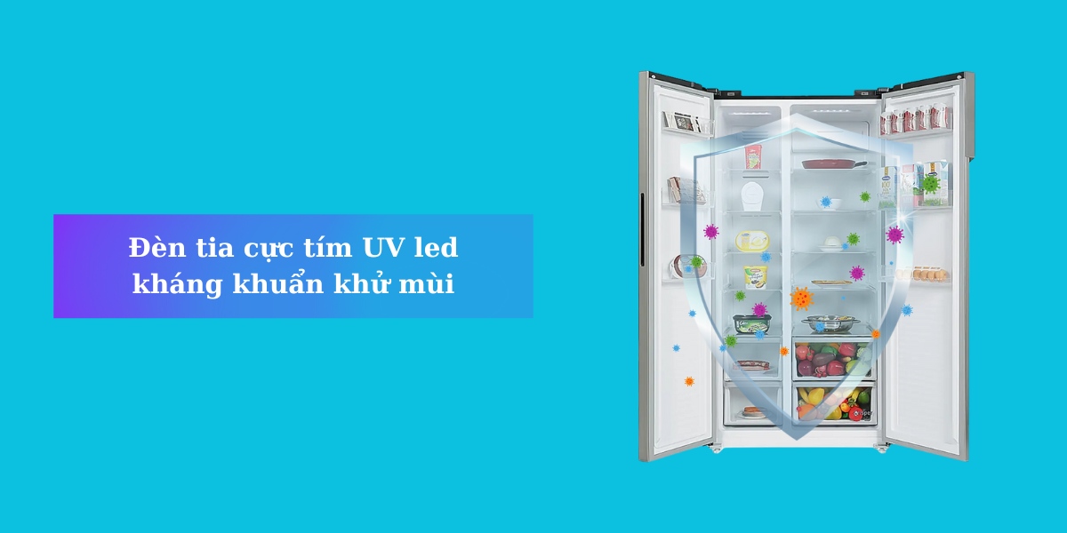 Đèn tia cực tím UV led trả lại bầu không khí sạch sẽ và vệ sinh cho tủ