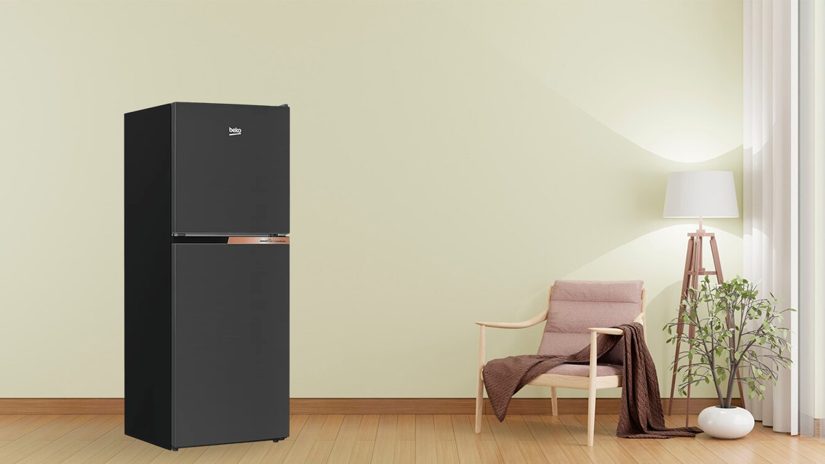 Tủ Lạnh Beko Inverter 231 Lít RDNT231I50VHFK có thiết kế mặt thép độ bền cao