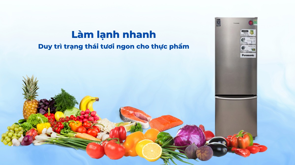 Khả năng làm lạnh nhanh giúp thực phẩm tươi ngon lâu hơn