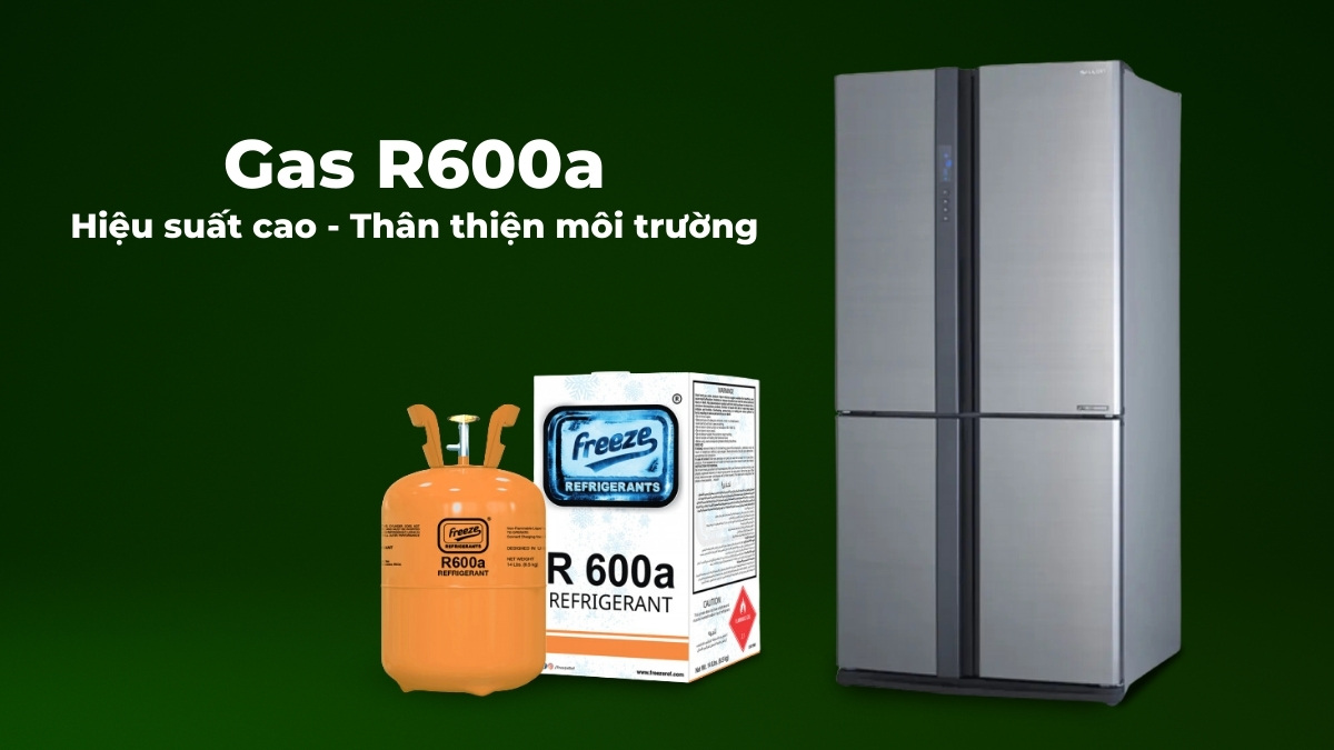 Gas R600 hỗ trợ thiết bị làm lạnh nhanh