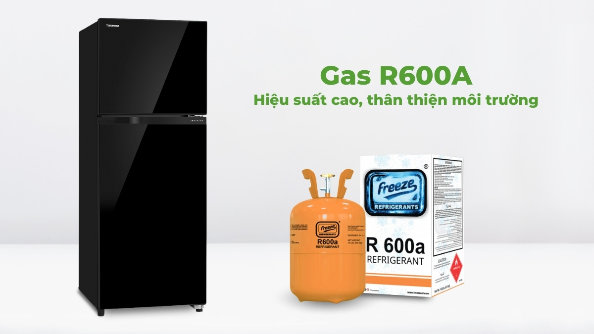 Gas R600a hỗ trợ thiết bị làm lạnh nhanh, hạn chế ảnh hưởng đến môi trường