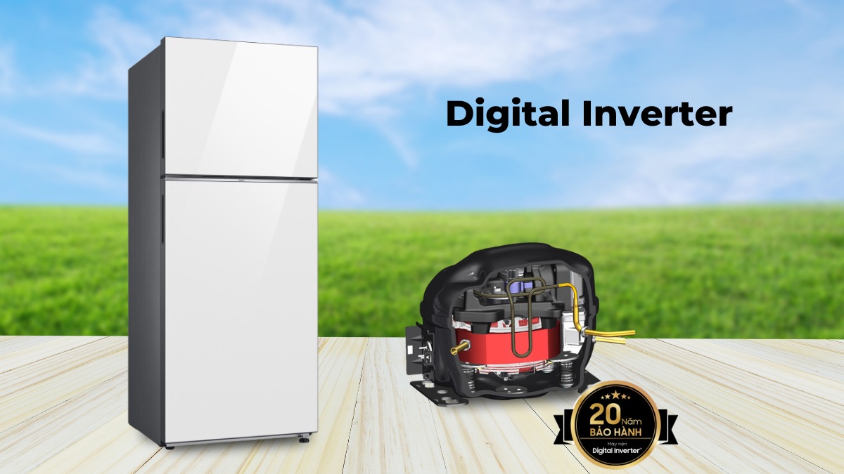 Công nghệ Digital Inverter cho tủ vận hành bền bỉ, tiết kiệm điện