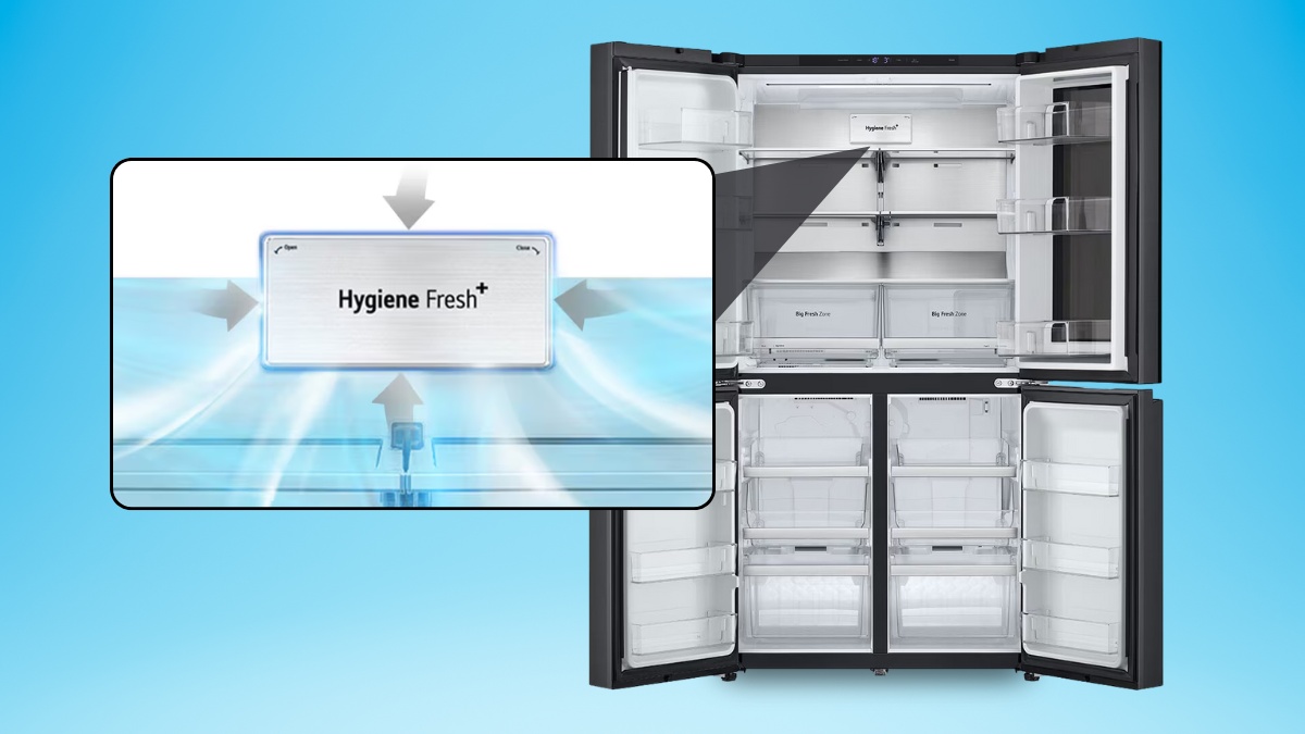 Công nghệ Hygyene Fresh+ duy trì trạng thái trong lành cho không gian tủ lạnh