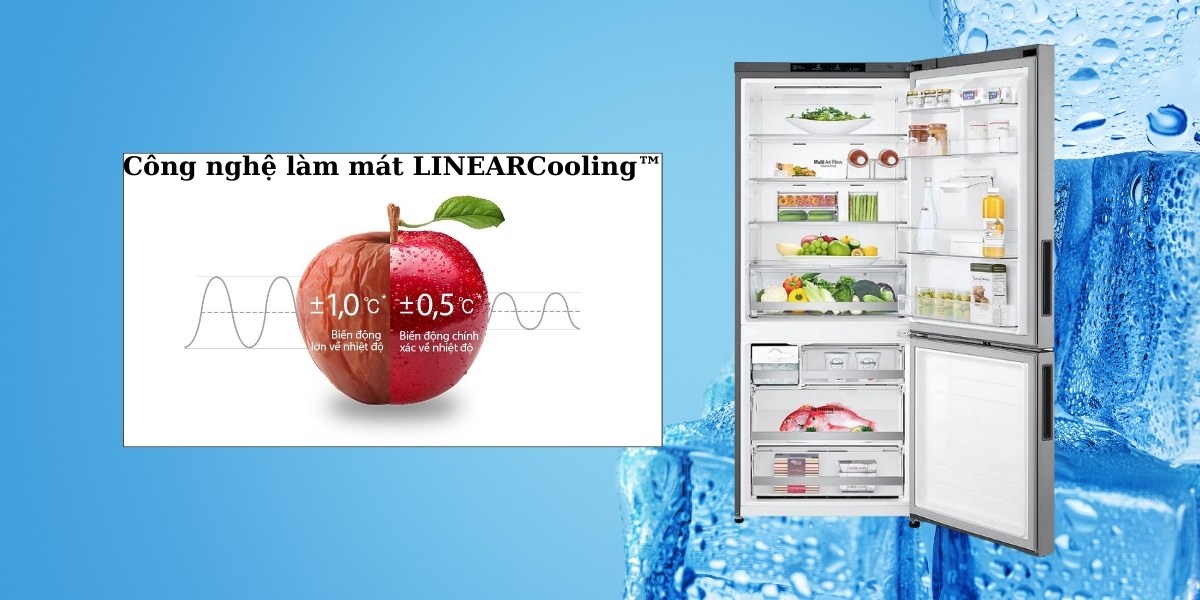 Công nghệ làm mát LINEARCooling giữ cho thực phẩm tươi ngon lâu hơn