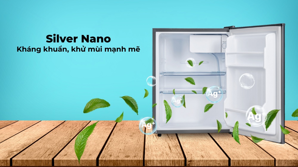 Công nghệ Silver Nano hỗ trợ diệt khuẩn, khử mùi mạnh mẽ