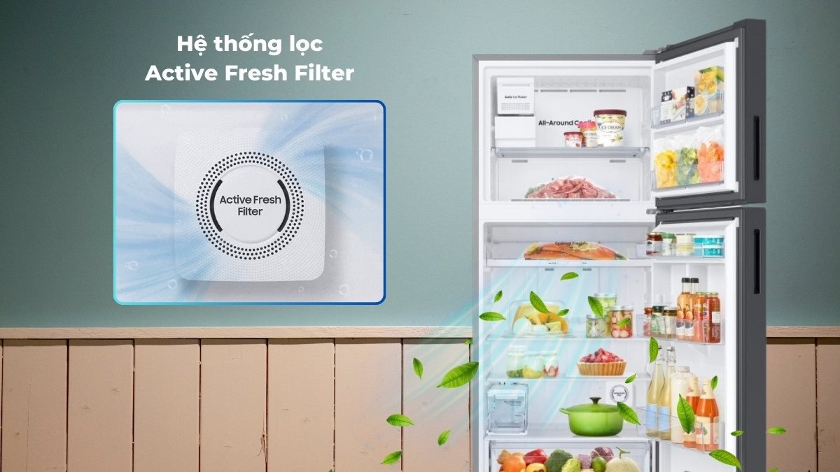 Hệ thống lọc Active Fresh Filter duy trì không gian tủ sạch sẽ