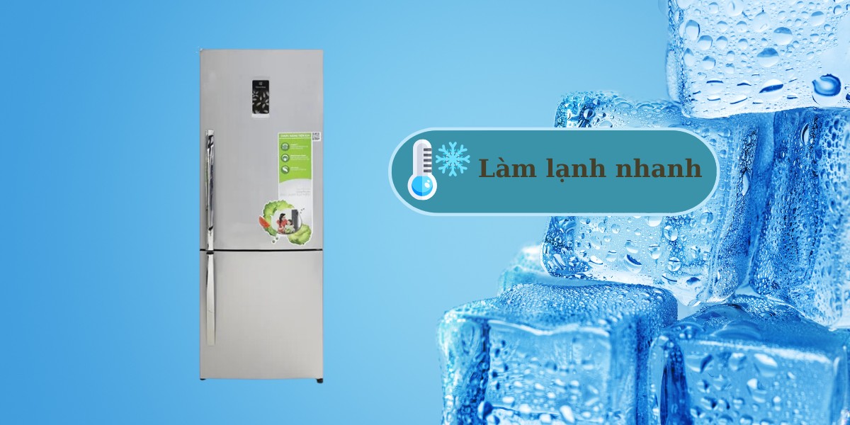 Làm lạnh nhanh giữ thực phẩm tươi ngon hơn