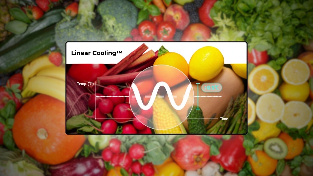 Công nghệ Linear Cooling™ giảm thiểu biến động nhiệt độ trong khoang tủ