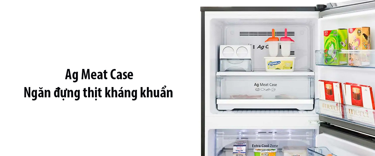 Ngăn đựng thịt kháng khuẩn Ag Meat Case