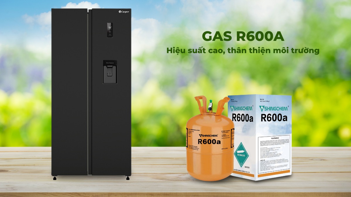 Gas R600a hỗ trợ tủ lạnh lạnh nhanh, giảm tác động đến môi trường