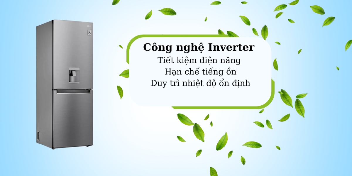 Tủ lạnh Inverter tiết kiệm điện năng, hạn chế tiếng ồn