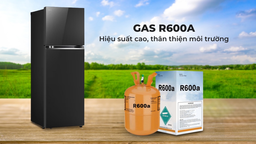 Gas R600a thân thiện môi trường, hiệu suất làm lạnh cao