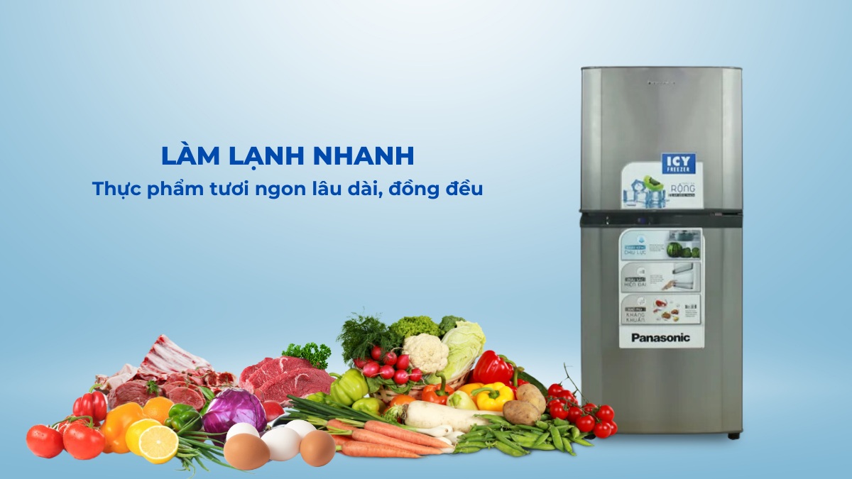 Làm lạnh nhanh giúp cho thực phẩm tươi ngon dài lâu