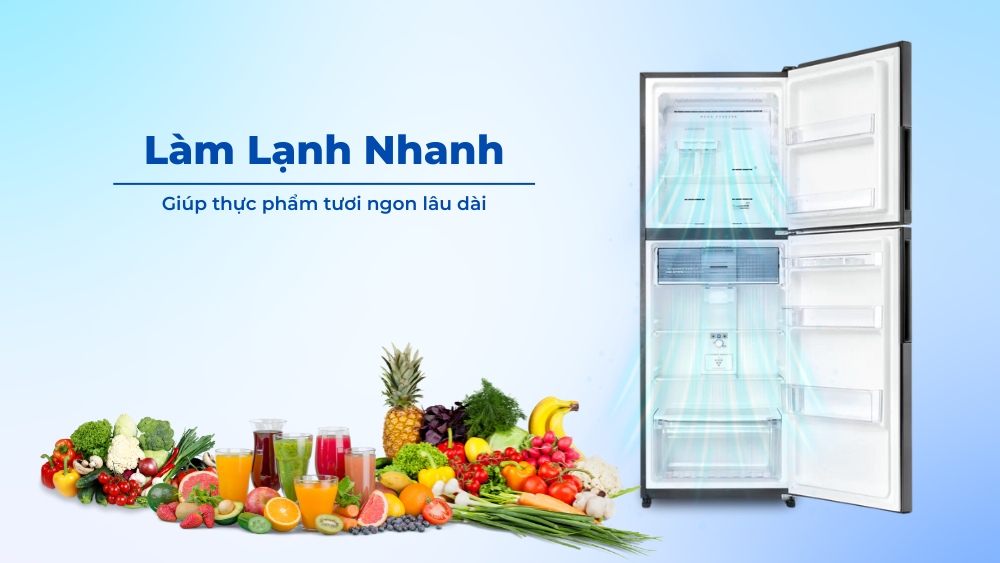 Công nghệ làm lạnh nhanh giữ cho thực phẩm tươi ngon lâu dài