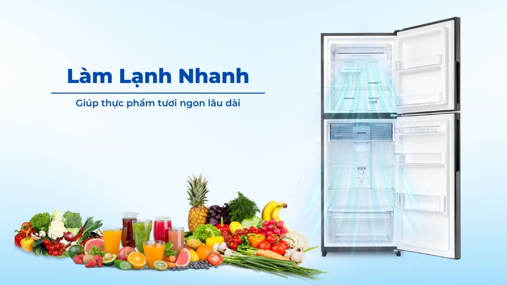 Công nghệ làm lạnh nhanh giữ cho thực phẩm luôn tươi ngon