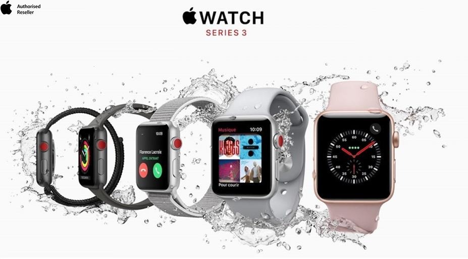 Watch Series 3 được tích hợp chip lõi kép và khả năng chống nước tốt