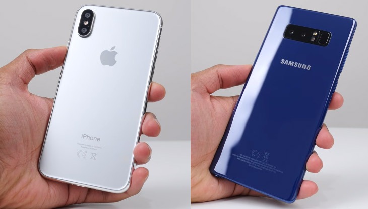 Thiết kế của iPhone X và Note đều có những thay đổi lớn