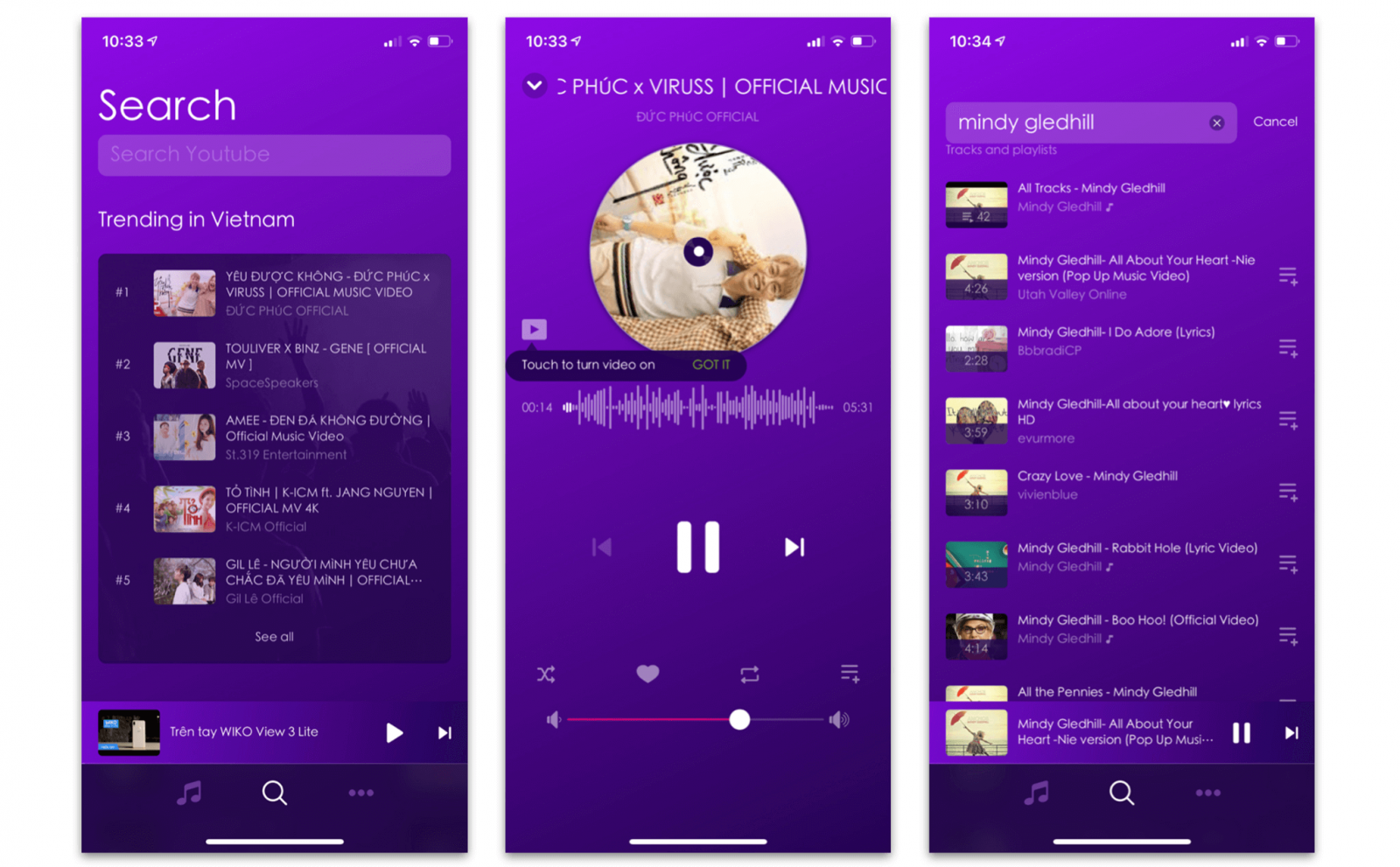 Music Pro là app hỗ trợ nghe nhạc Youtube khi tắt màn hình iOS đơn giản, không cần thao tác quá nhiều.