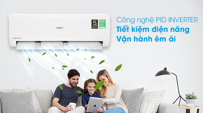 Tiết kiệm điện năng đến 63% với công nghệ PID Inverter