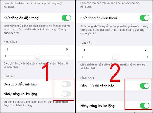 Bật đèn flash khi đem thông tin cuộc gọi, lời nhắn bên trên iPhone 