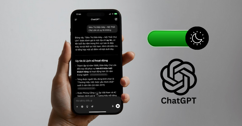 Cách bật Dark Mode trên ChatGPT